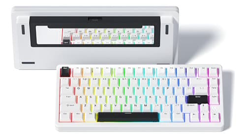 Womier SK75 Aluminio Inalámbrico Hotswap - Blanco